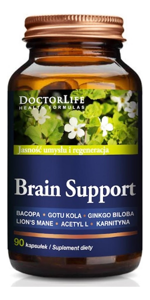 Brain support jasność umysłu i regeneracja suplement diety 90 kapsułek