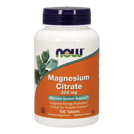Magnesium citrate 200mg suplement diety 100 tabletek