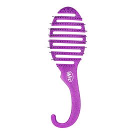 Shower detangler szczotka do rozczesywania włosów pod prysznicem purple glitter