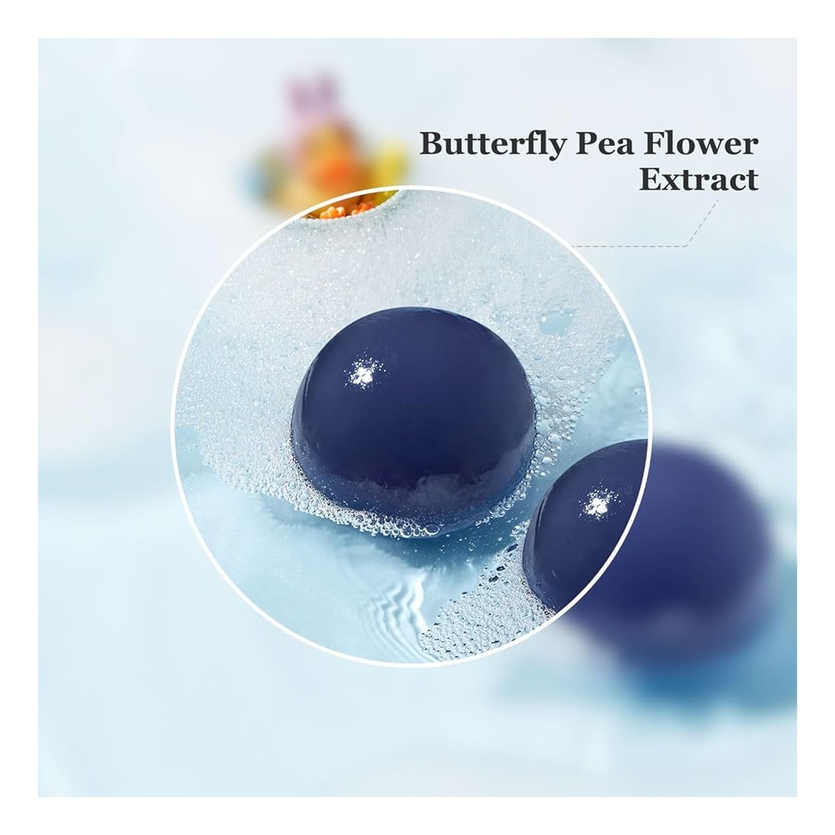 Ongredients Butterfly Pea Cleansing Ball Żelowa kula do mycia twarzy i ciała 110g