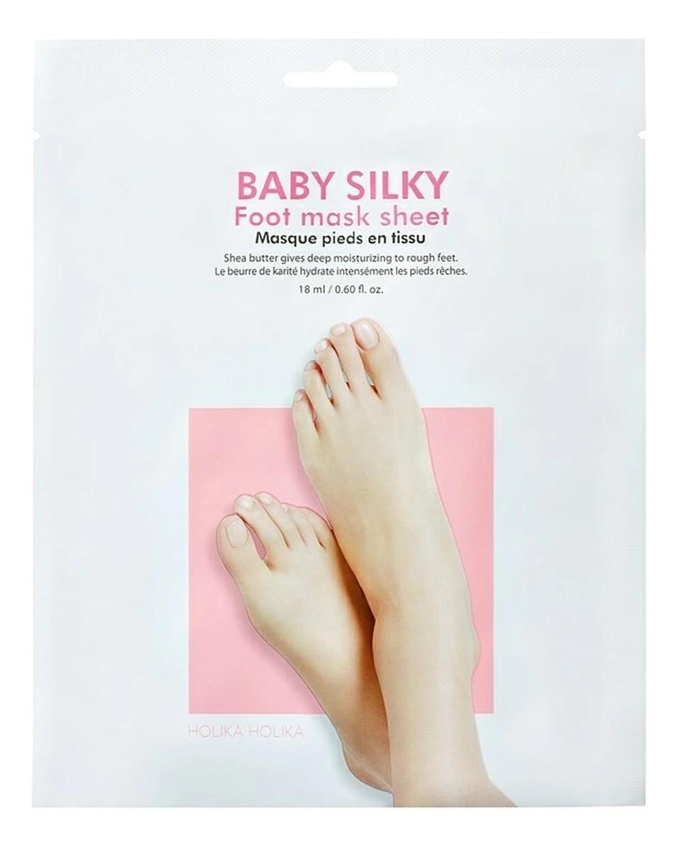 Baby silky foot mask sheet maska do stóp w formie skarpet