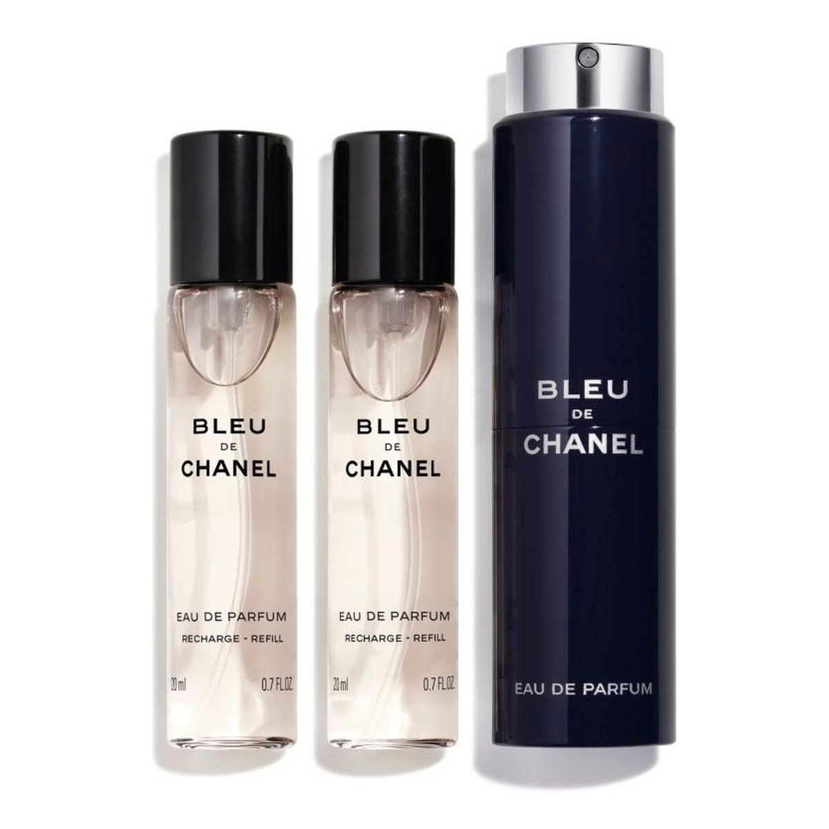 Chanel Bleu de Chanel twist and spray Woda perfumowana spray z wymiennym wkładem 3x 20ml