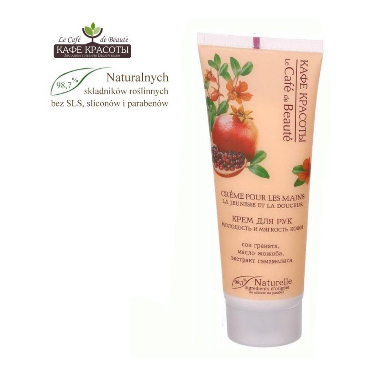 Le Cafe de Beaute Kafe Krasoty Krem do rąk Młodość i miękkość skóry 75ml