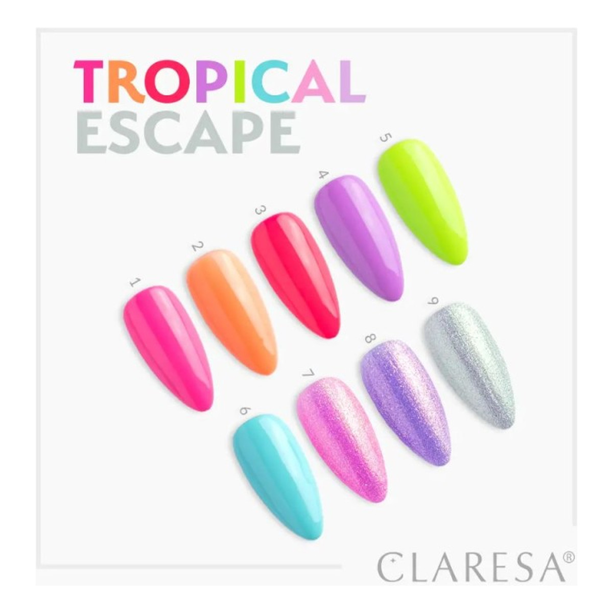 Claresa Tropical Escape Color Soak Off UV/LED lakier hybrydowy 5g