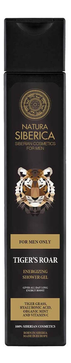 Naturalny energetyzujący żel pod prysznic Ryk Tygrysa