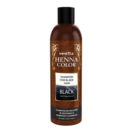 Black szampon ziołowy do włosów w odcieniach ciemnych i czarnych