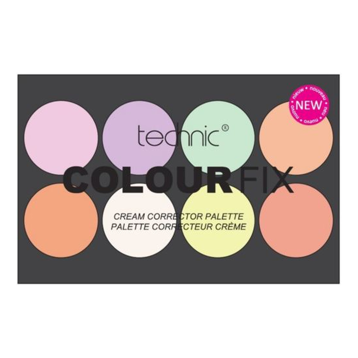 Technic Colour Fix paleta 8 korektorów do twarzy