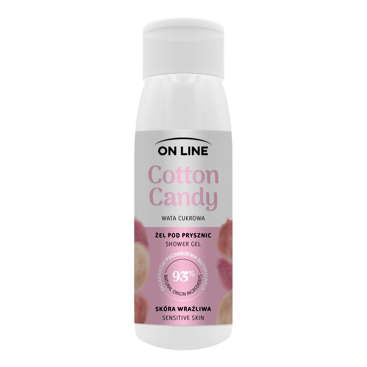 On Line Żel pod prysznic Cotton Candy do skóry wrażliwej 400ml