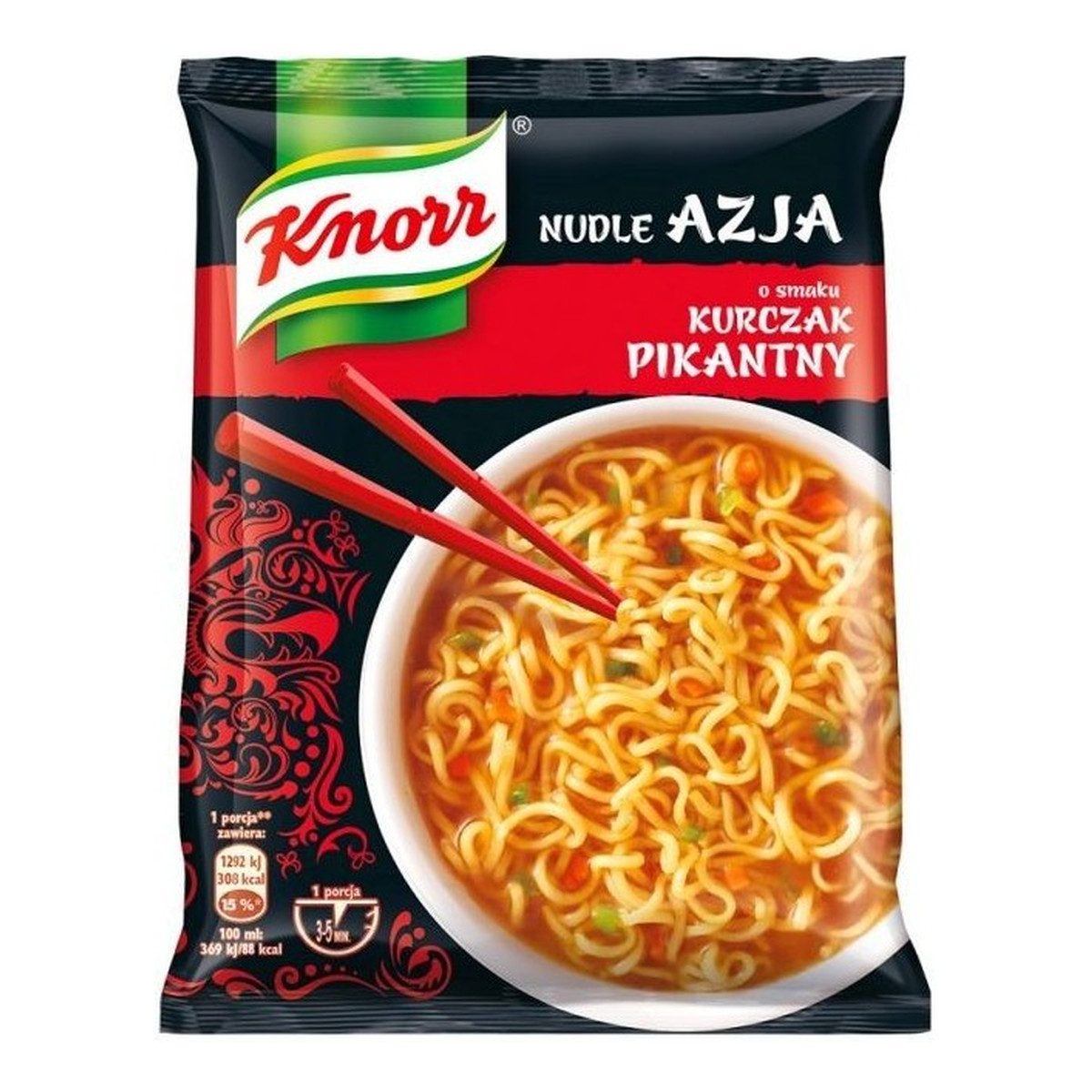 Knorr Nudle Azja zupa o smaku kurczak pikantny instant Spicy Chic 61g