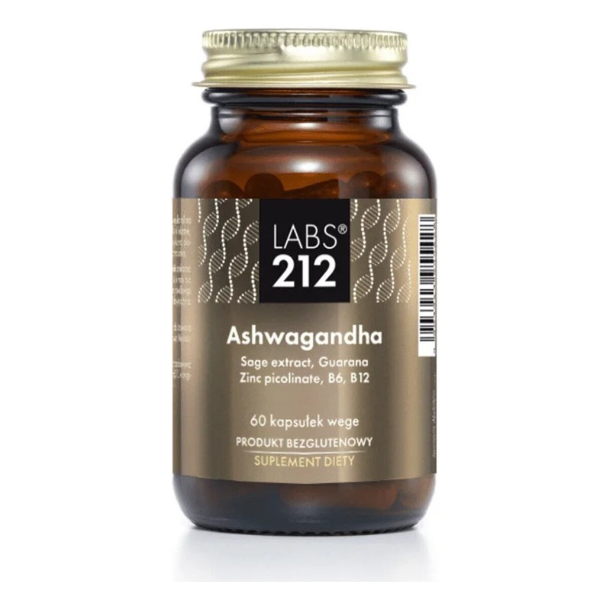 Labs212 Ashwagandha suplement diety 60 wege kapsułek