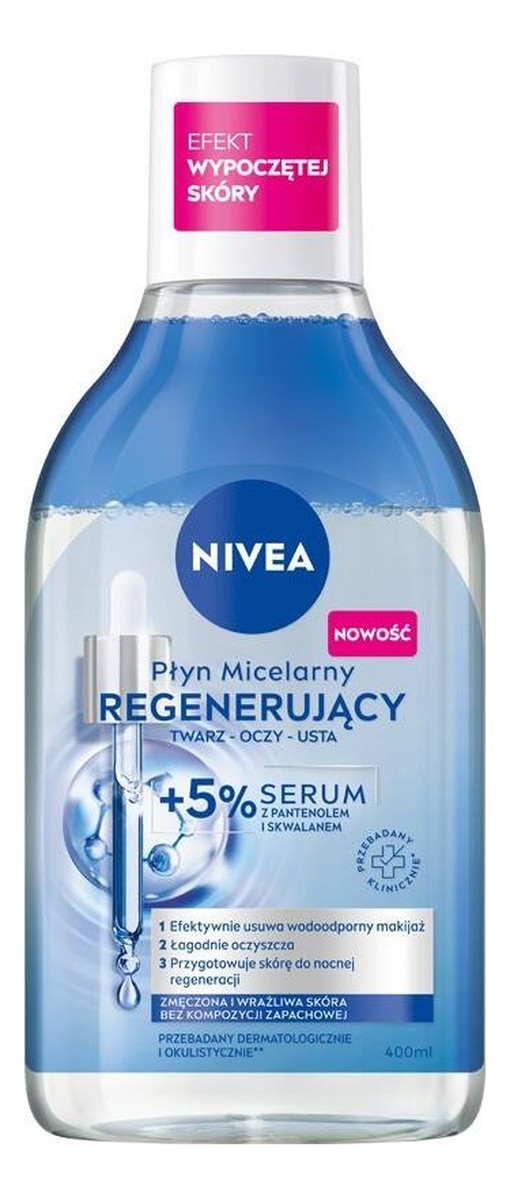 Regenerujący płyn micelarny z 5% serum