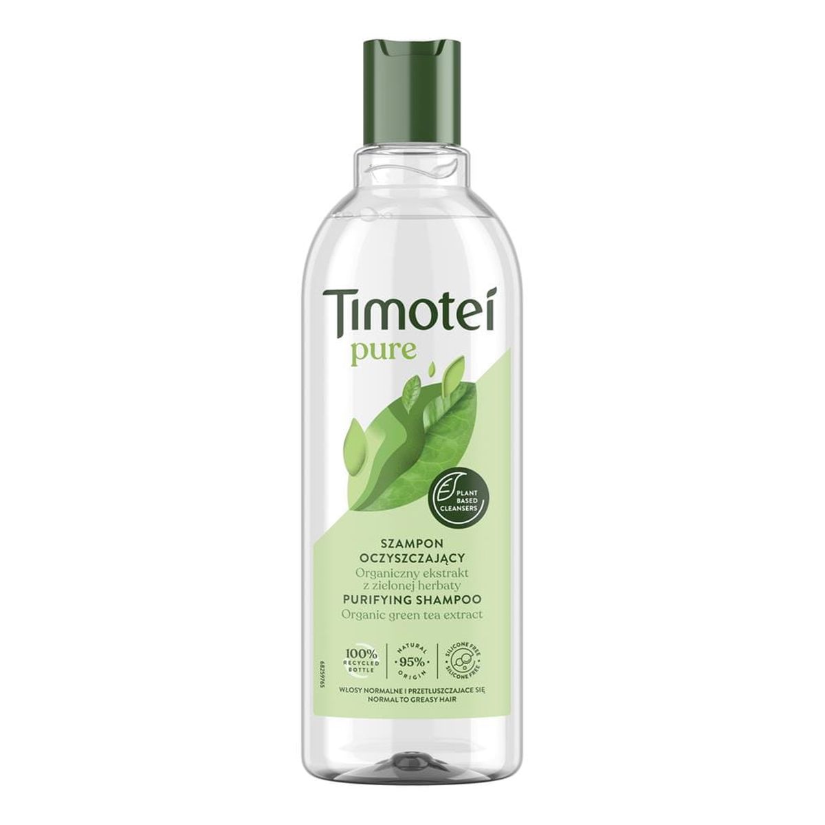 Timotei Szampon Oczyszczający Ekstrakt z Zielonej Herbaty 400ml