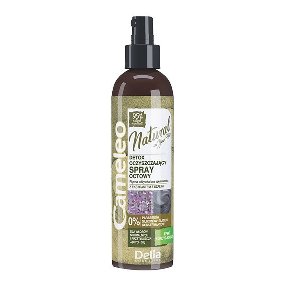 Cameleo Natural DETOX SPRAY DO WŁOSÓW OCTOWY OCZYSZCZAJĄCY 200ml