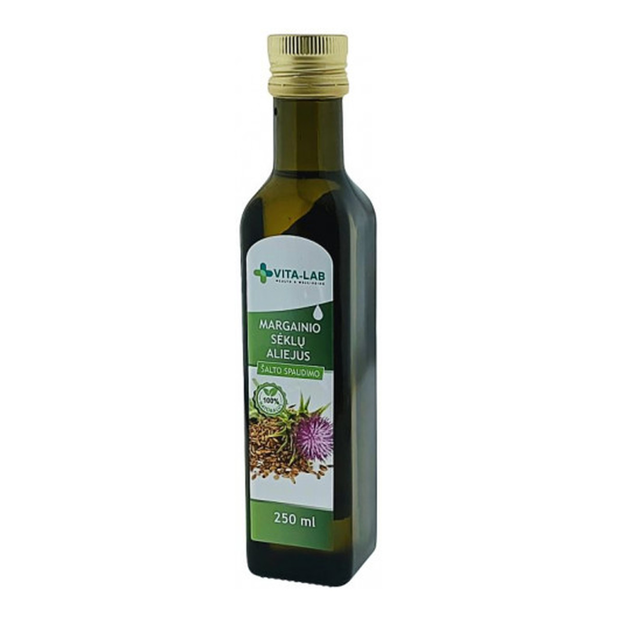 Vita-Lab Olej z nasion ostropestu 100% naturalny tłoczony na zimno 250ml