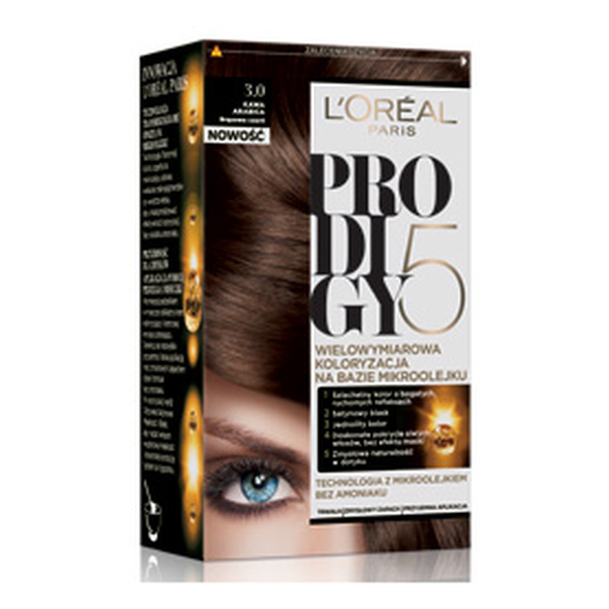 L'Oreal Paris Prodigy5 Farba Do Włosów Bez Amoniaku