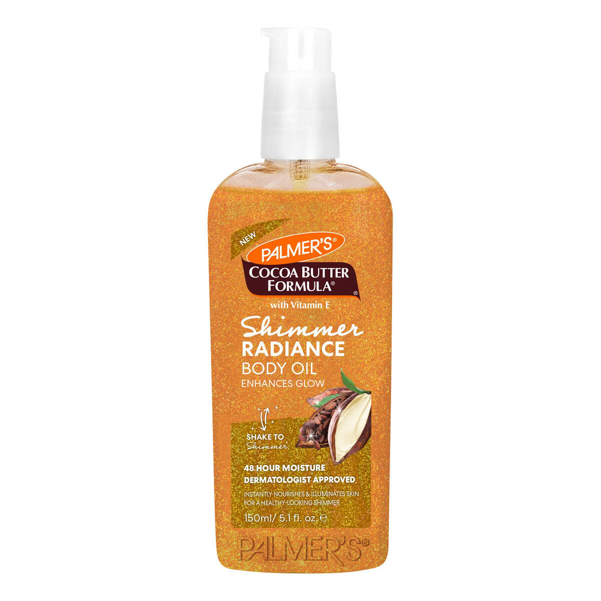 Palmer's Cocoa Butter Formula Shimmer Radiance Body Oil olejek rozświetlający z drobinkami 150ml