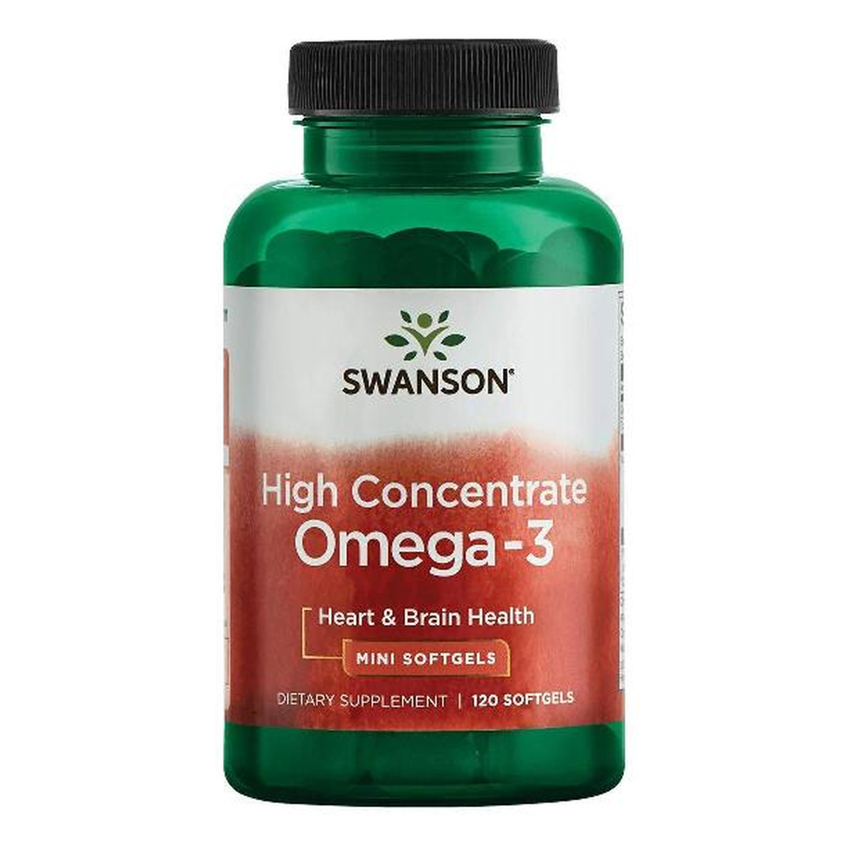 Swanson High concentrate omega 3 suplement diety 120 kapsułek