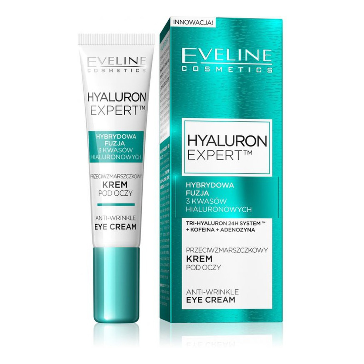 Eveline Hyaluron Expert Skoncentrowany Krem Przeciwzmarszczkowy Pod Oczy 15ml