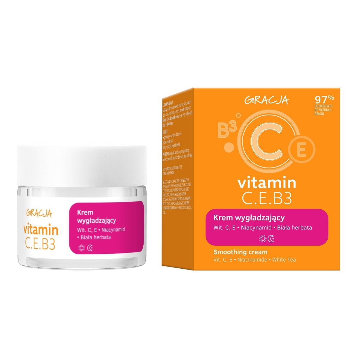 Miraculum GRACJA Vitamin C.E.B3 Krem wygładzający 50 ml 50ml