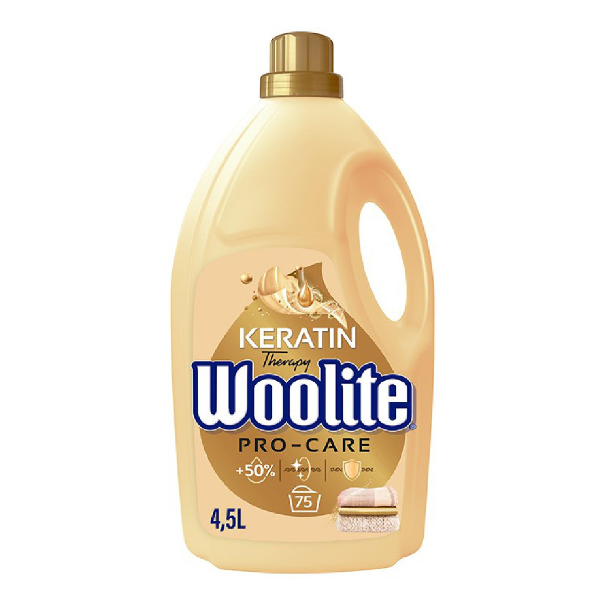 Woolite Keratin Therapy Pro Care Płyn do prania tkanin i wełny 75 prań 4.5l