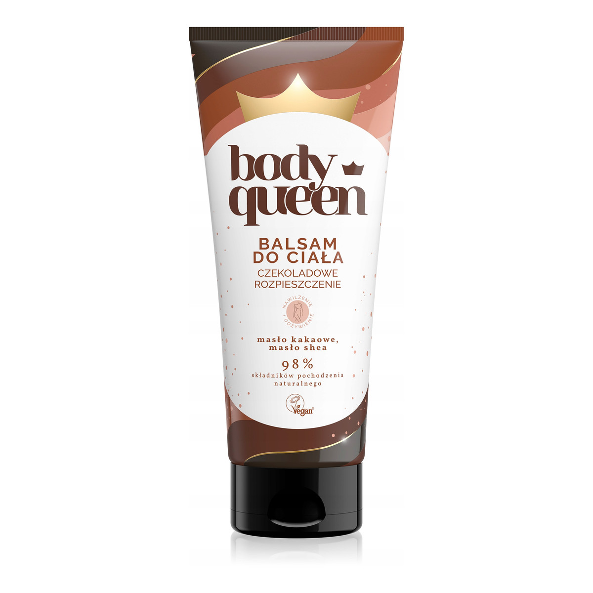 Body Queen Nawilżająco-odżywczy balsam do ciała Czekoladowe rozpieszczenie 200ml