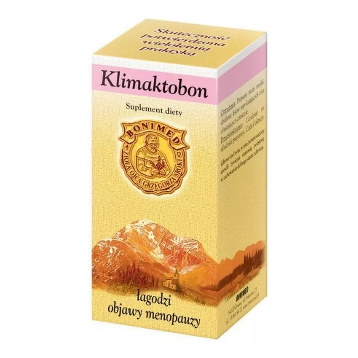 Bonimed Klimaktobon łagodzi objawy menopauzy suplement diety 60 kapsułek