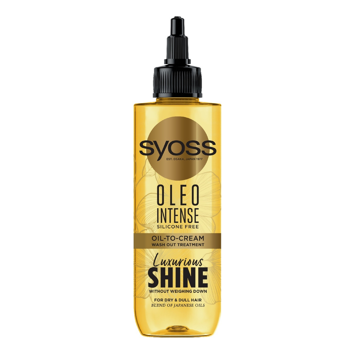 Syoss Oleo intense kuracja do spłukiwania do włosów suchych i matowych przywracająca blask bez obciążenia 200ml