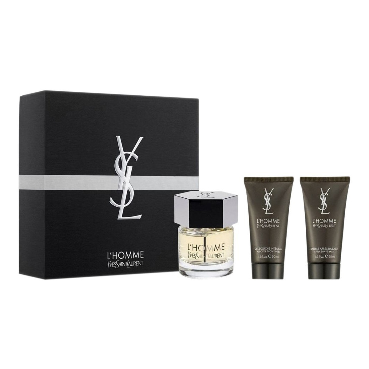Yves Saint Laurent L'Homme Zestaw dla mężczyzn (woda toaletowa + Balsam po goleniu + Żel pod prysznic)