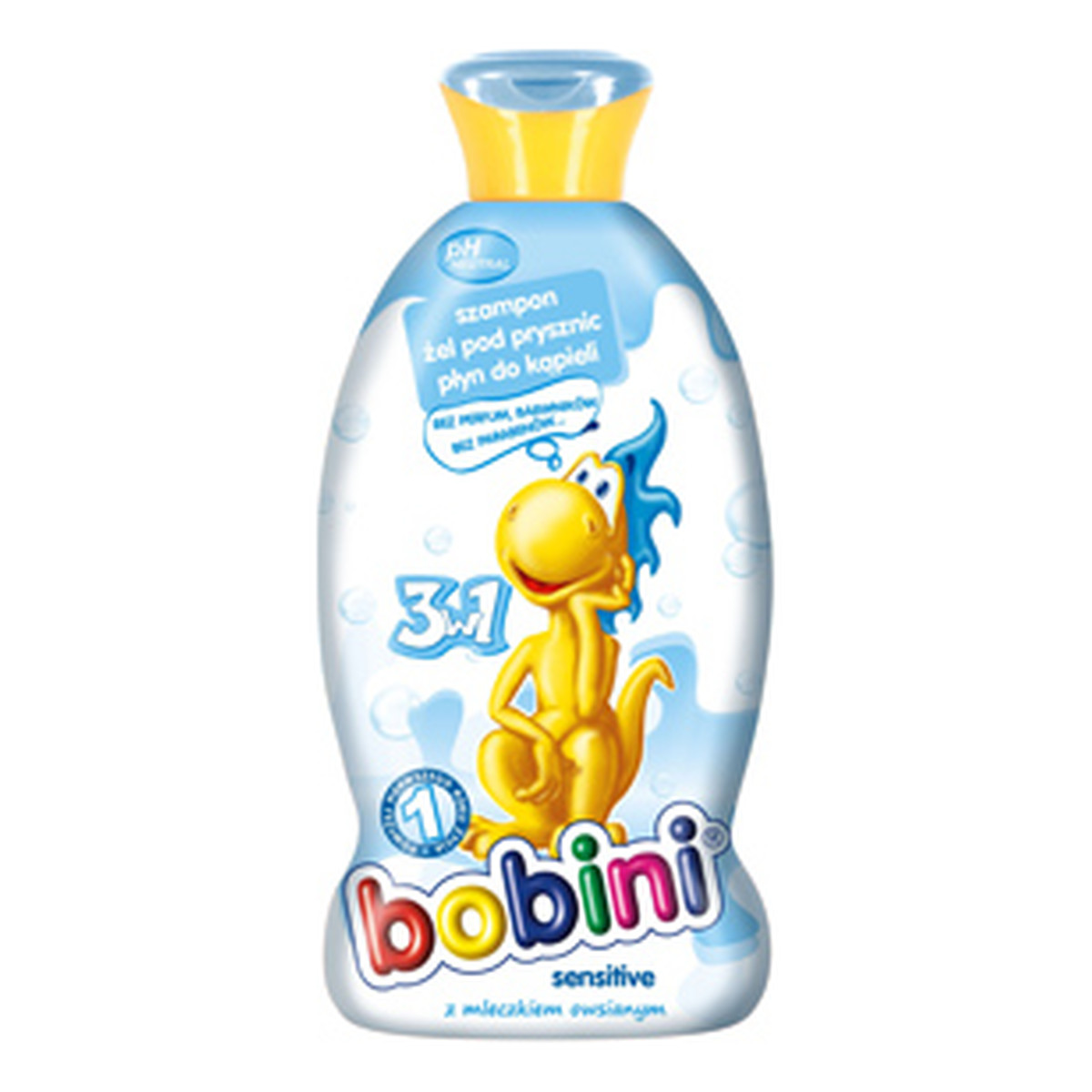 Bobini 3 w 1 Sensitive Szampon Płyn Żel Do Kąpieli Dla Dzieci 400ml