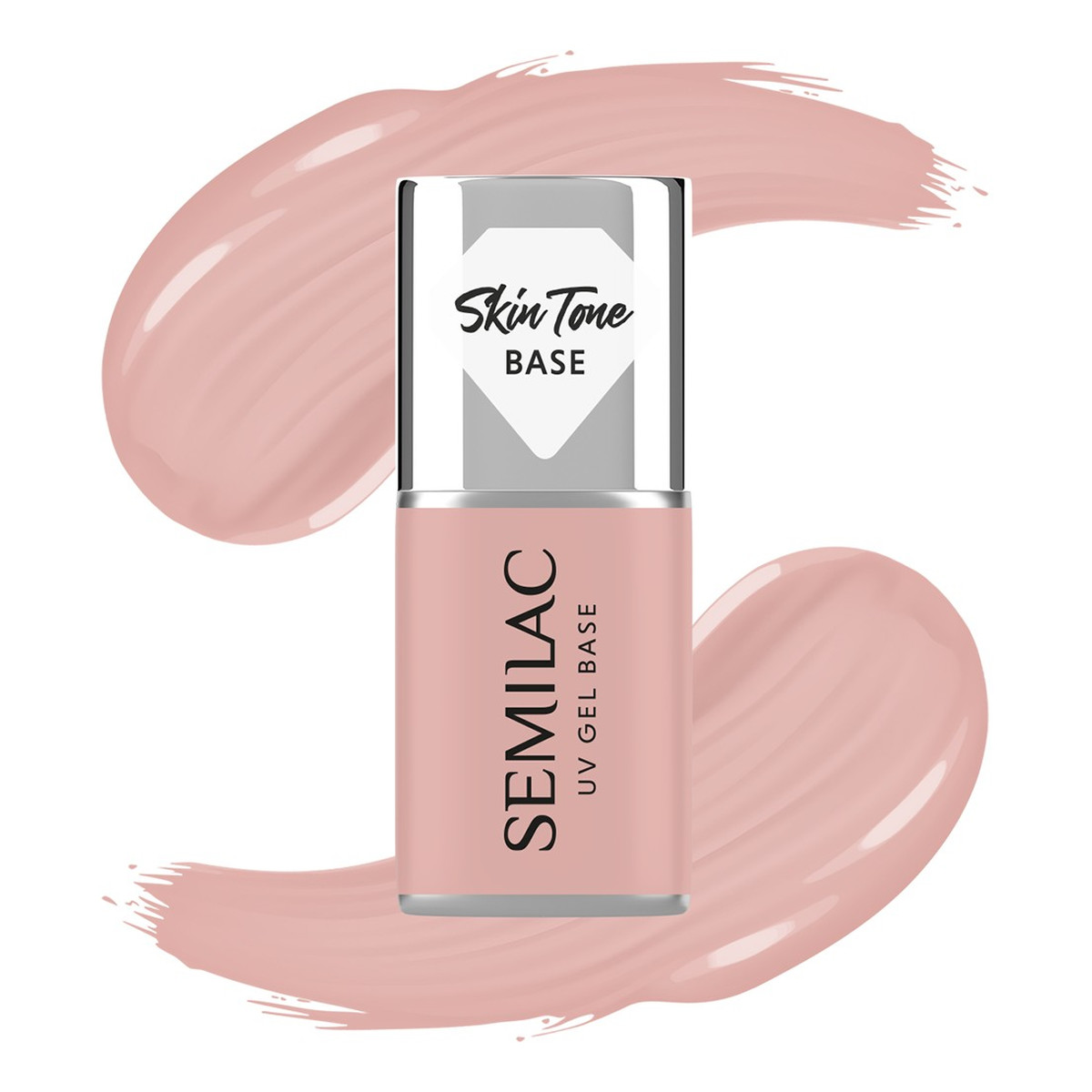 Semilac Skin Tone Baza coverowa do lakierów hybrydowych półtransparentna 7ml
