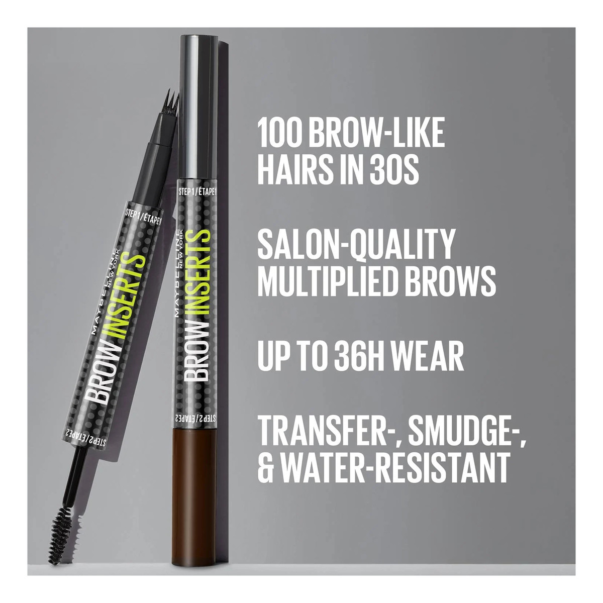 Maybelline Brow Insert pisak do brwi z żelem utrwalającym 1.25ml