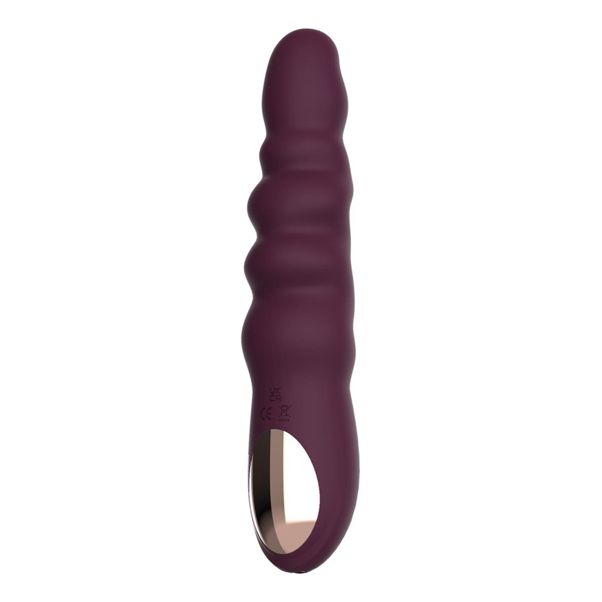 Dream Toys Essentials ribbed power vibe wibrator purple