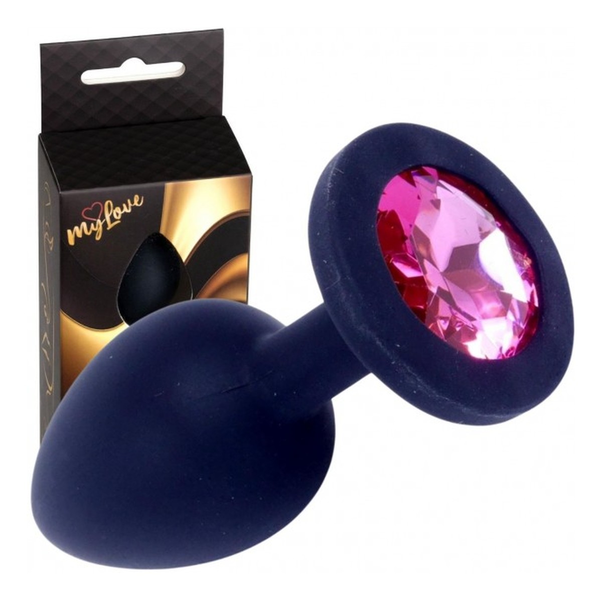 Silicone korek analny Dark Blue S