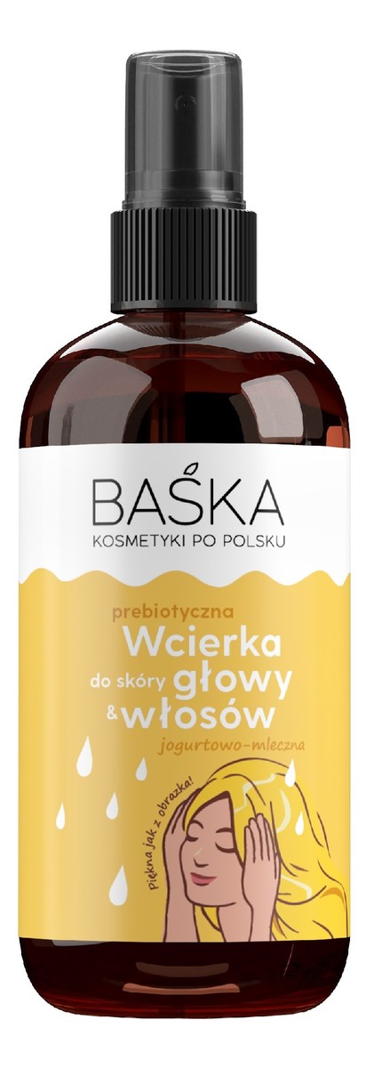 prebiotyczna wcierka do skóry głowy i włosów-jogurtowo mleczna