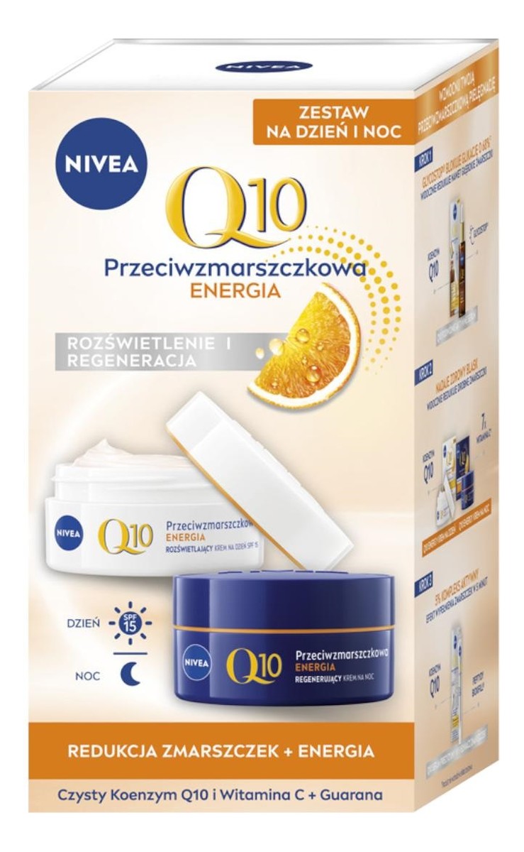 Zestaw rozświetlający krem na dzień 50ml + regenerujący krem na noc 50ml