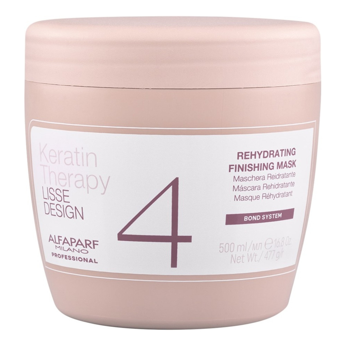 Alfaparf Keratin therapy lisse design maska nawilżająca po keratynowym prostowaniu włosów 500ml