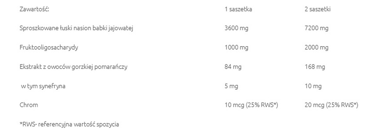 Slim suplement diety 15 saszetek
