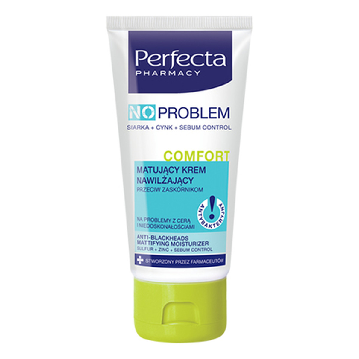 Perfecta No Problem Comfort Matujący Krem Nawilżający Przeciw Zaskórnikom 50ml
