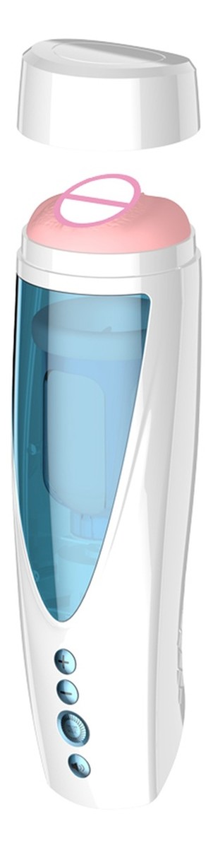Masturbator-vibrating rotating and flashing wibrujący masturbator z efektami dźwiękowymi i świetlnymi