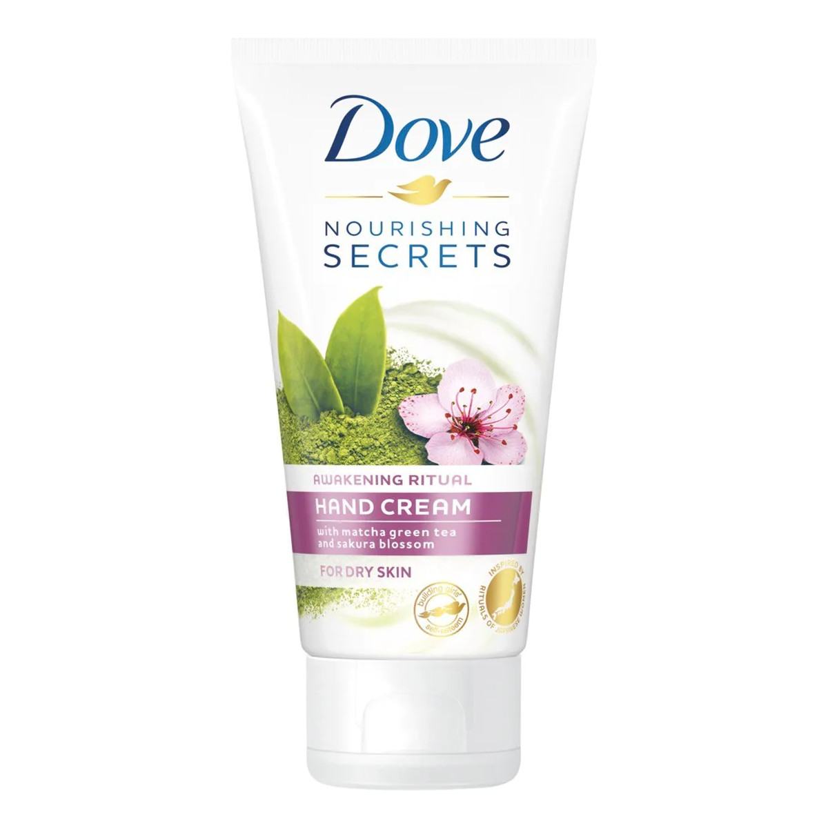 Dove Nourishing Secrets Awakening Ritual pobudzający krem do rąk Matcha Green Tea & Sakura Blossom 75ml