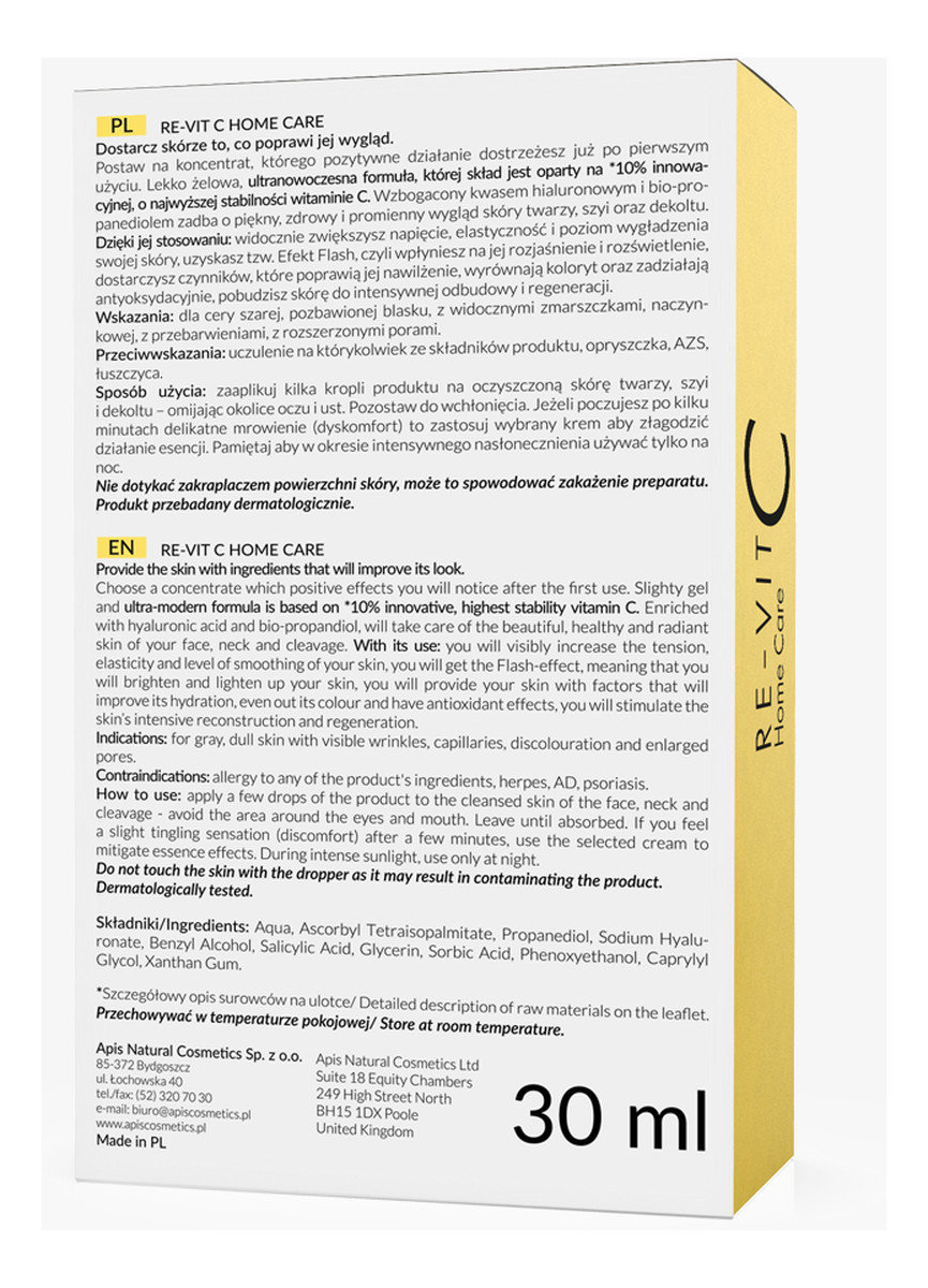 Esencja z witaminą C 10%