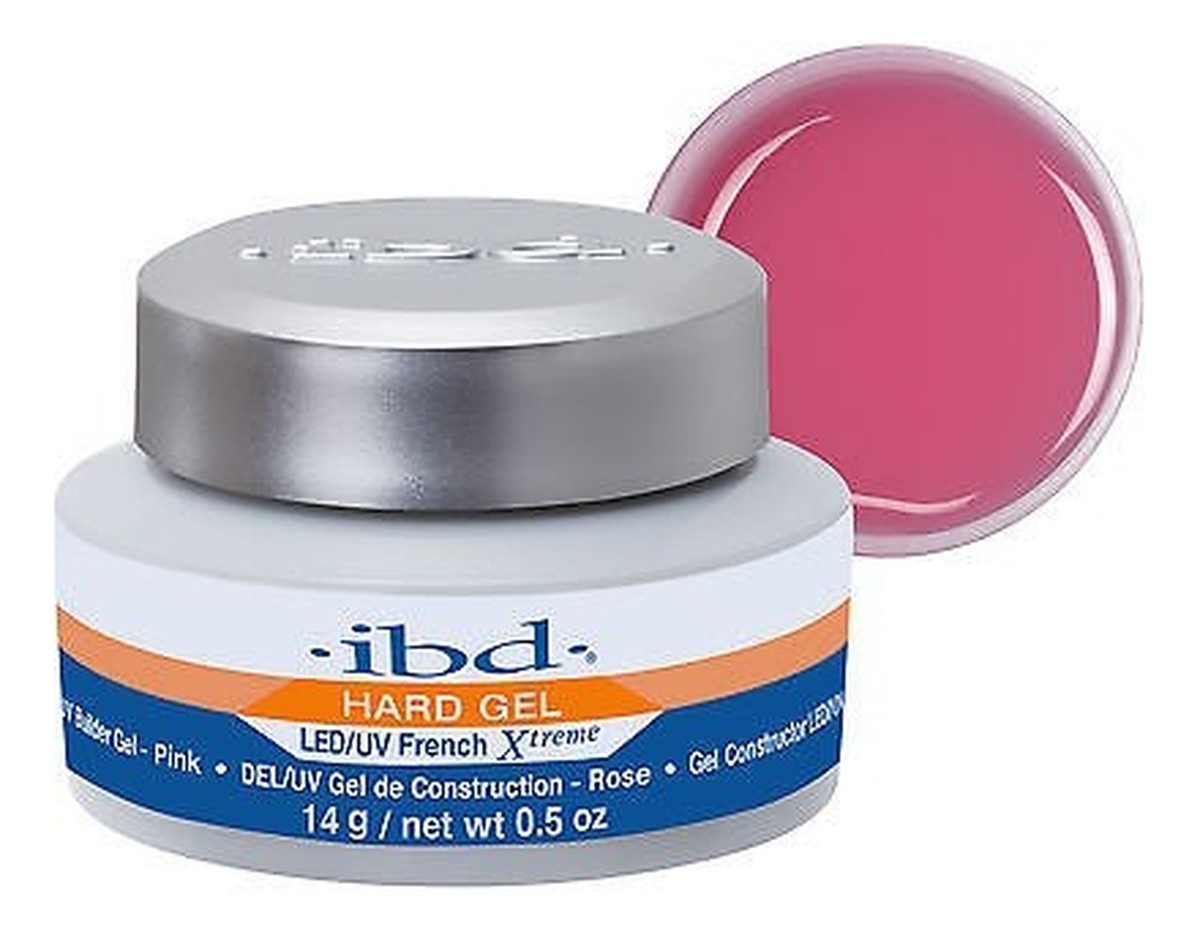 Żel budujący różowy IBD LED/UV Builder Gel - Pink