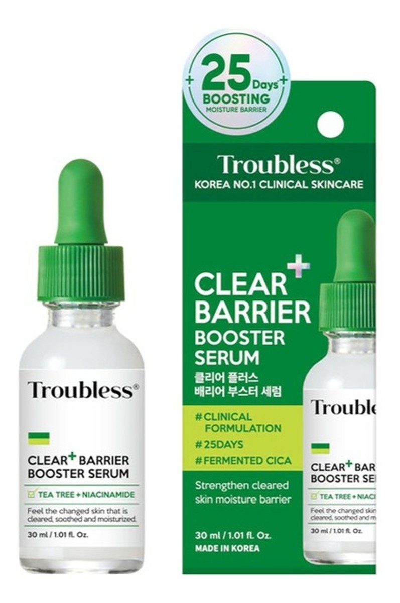 Clear barrier plus booster serum wzmacniające barierę ochronną serum do twarzy