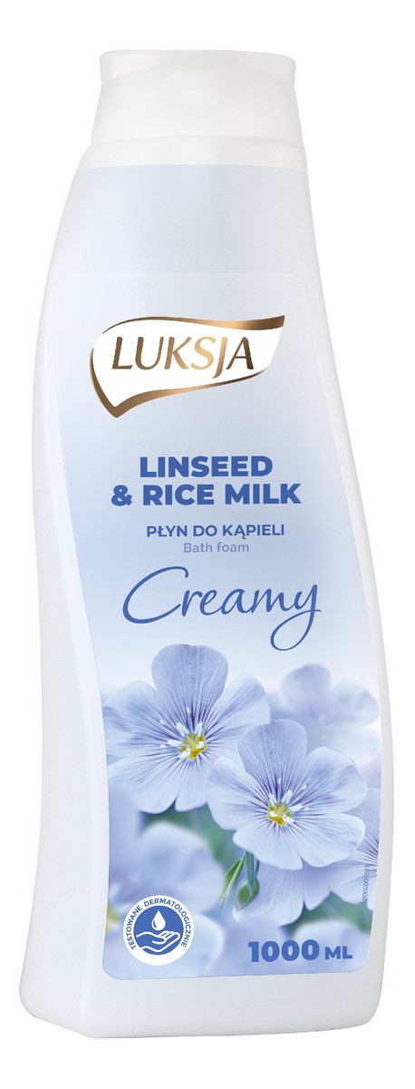 Linen & Rice Milk Proteins Płyn do kąpieli len i proteiny ryżu
