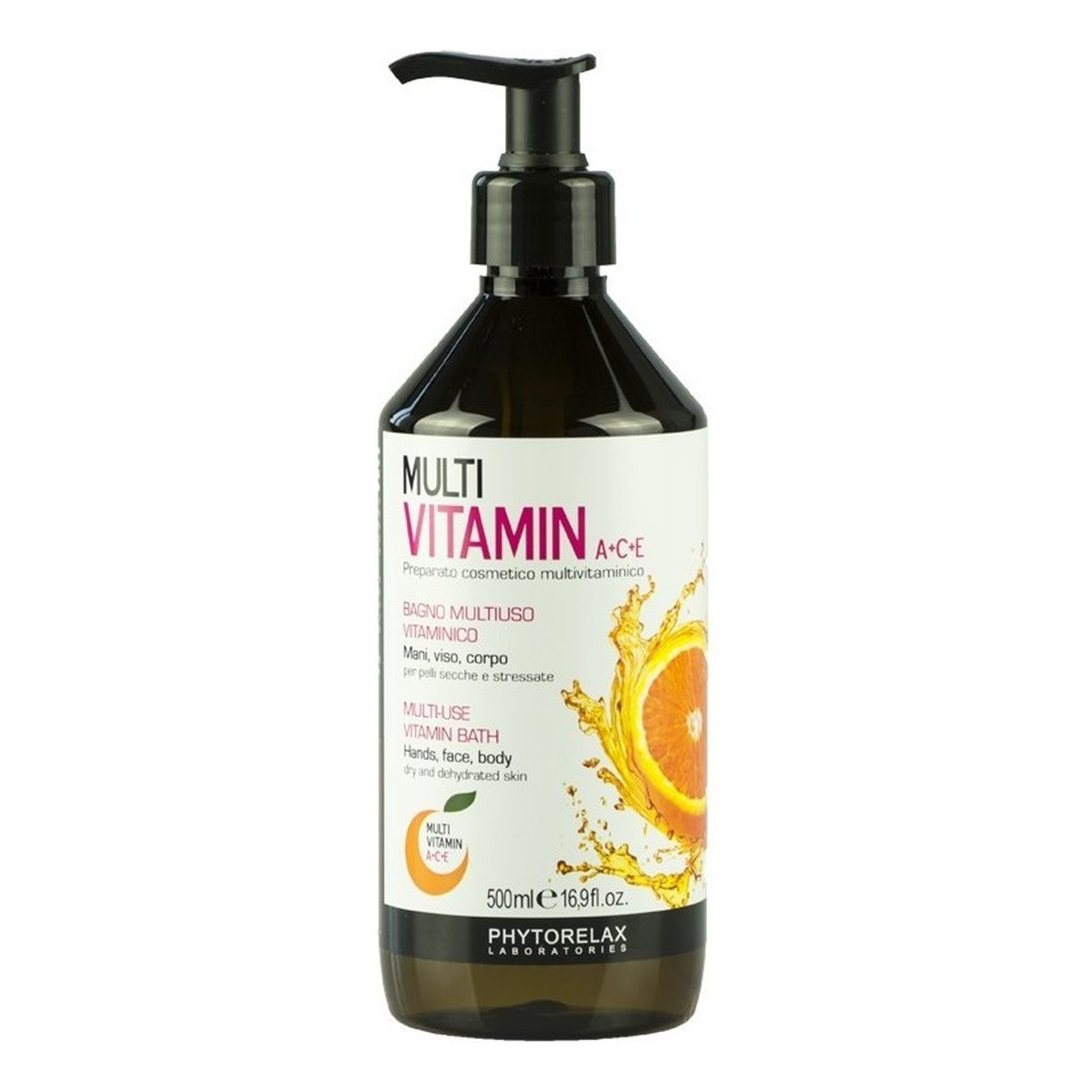 Phytorelax Multi Vitamin A+C+E Vitamin Bath Płyn do kąpieli 500ml