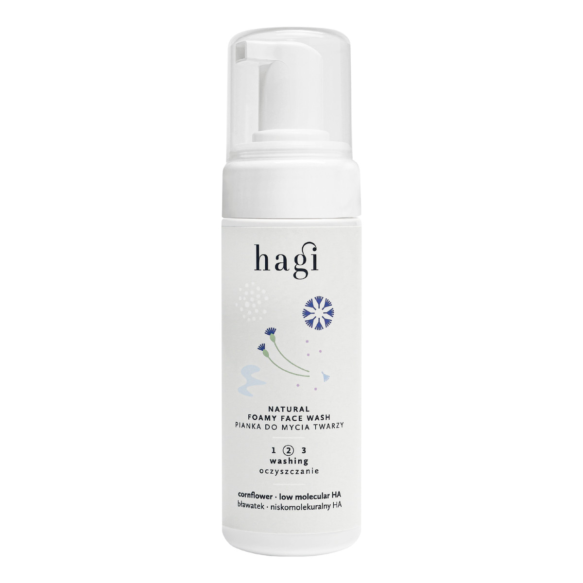 Hagi Naturalna Pianka do mycia twarzy 150ml