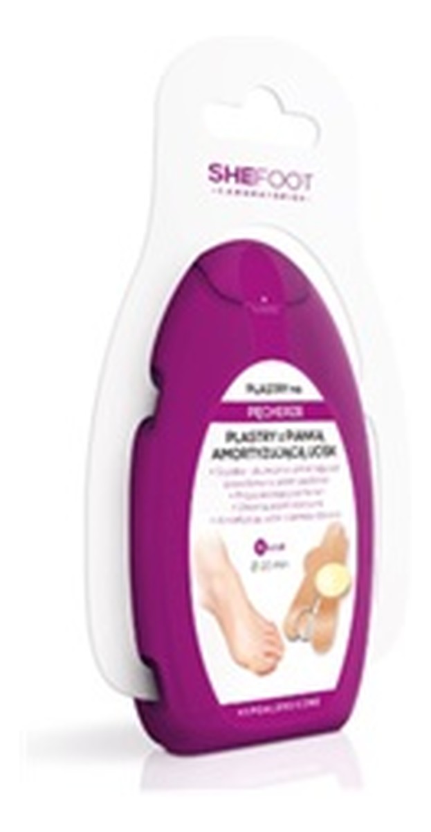 Plastry z Pianką Amortyzującą Ucisk Na Pęcherze 6szt.