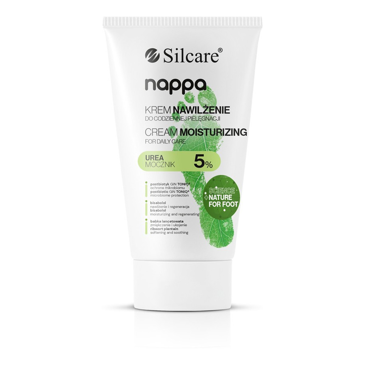 Silcare Nappa Krem do codziennej pielęgnacji stóp-nawilżający mocznik 5% 150ml