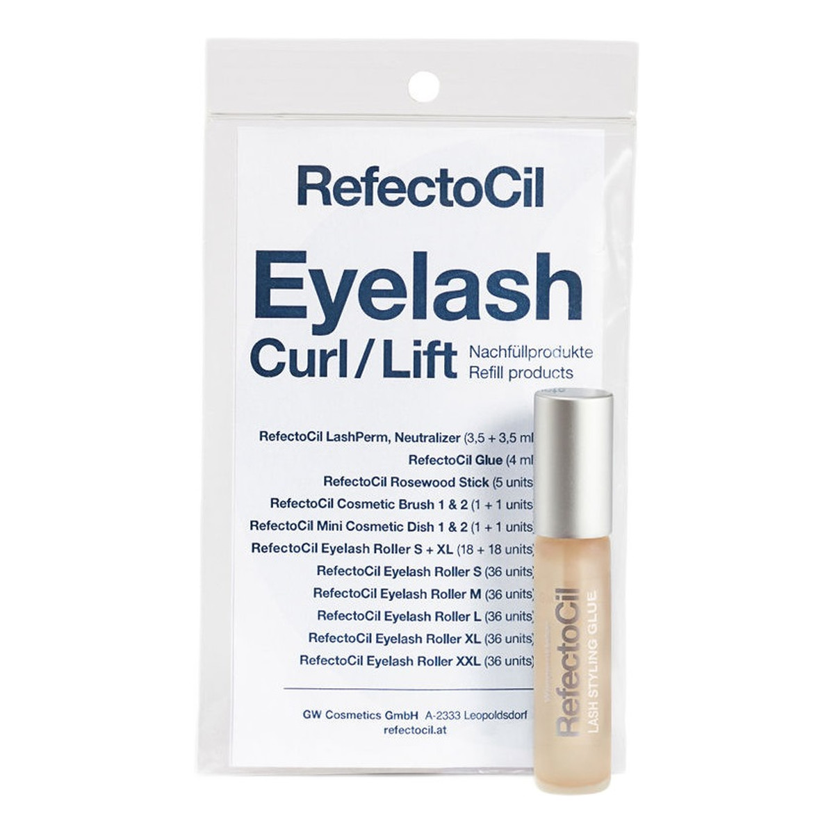 RefectoCil Eyelash lift curl glue klej do liftingu i trwałego podkręcania rzęs 4ml