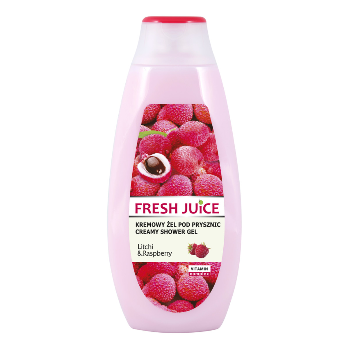 Fresh Juice litchi & raspberry kremowy żel pod prysznic 400ml